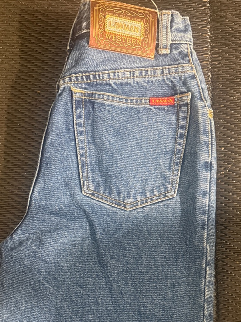 Lawman Western Women's Straight-Leg Jeans in Medium Blue